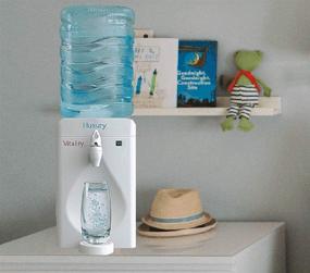 img 1 attached to 🌊 Little Luxury Vitality Mini Water Cooler with Built-in Filter