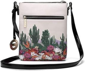 img 3 attached to Frida Kahlo Cactus Collection Licensed Women's Handbags & Wallets