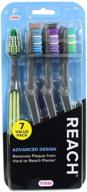 🦷 efficient dental cleaning: reach advanced design adult toothbrush, firm, 7 count logo