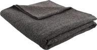 jmr grey 62x80 wool blanket logo