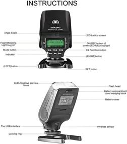 img 2 attached to Voking VK360S TTL Master HSS Flash Speedlite: A Powerful Choice for Sony A9 A7III A7IIK A7RIII A6400 A6300 A6000 A6500 and More MI Hot Shoe Mount Mirrorless Cameras