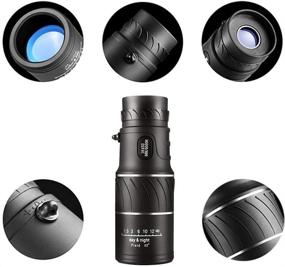 img 2 attached to 🔭 Explore Nature with our High Definition Monocular Telescope 16x52 - Waterproof, Portable, Perfect for Birds Watching, Wildlife, Hunting, Camping, Hiking, and Tourism