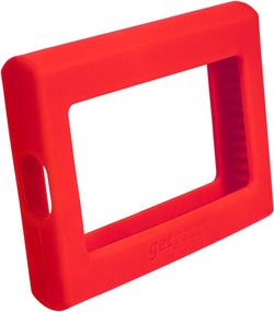 img 1 attached to Red Silicone Bumper for Samsung T5 Portable SSD - Strong Shock Absorption, Enhanced Slip Resistance - GetGear