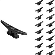 🔌 simplified living black electrophoretic coated dock cleats - 4, 8, 16 pack логотип