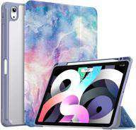 timovo case for ipad air 4th gen (10.9-inch, 2020) with pencil holder - dreamy nebula: slim, transparent, and protective logo