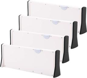 img 3 attached to Kingrol 4 Pack Adjustable Organizer Dividers