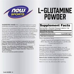 img 3 attached to 💪 Now Sports Nutrition: L-Glutamine Powder, Mega Pack of 35.2 Ounce (1 Pack)