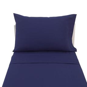 img 3 attached to Navy Toddler Sheet Set - A Comprehensive Solution for Your Kids' Bedding Needs