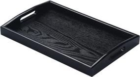 img 4 attached to 🍽️ JP-CRAFT 9 Inch Rectangular Wooden Serving Tray