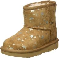 👦 мальчики ugg детские классические звездные каштановые ботинки - обувь логотип