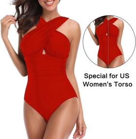 img 3 attached to YOU Backless Coverage Swimsuit Beachwear Women's Clothing for Swimsuits & Cover Ups