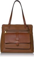 fossil multicolor women's shopper handbag - handbags & wallets for women in top-handle bags logo