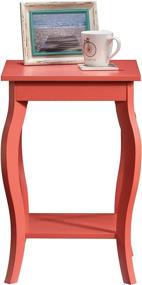 img 4 attached to 🌸 Stylish Sauder Harbor View Side Table in Desert Coral Finish: Perfect Accent for Your Living Space!