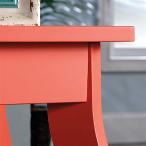 img 1 attached to 🌸 Stylish Sauder Harbor View Side Table in Desert Coral Finish: Perfect Accent for Your Living Space!