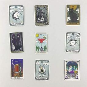 img 1 attached to 🔮 50pcs Cute Tarot Laptop Stickers for Girls & Teens, Cool Vinyl Decal for Water Bottles, Guitars, Phones, Computers, and Travel Cases