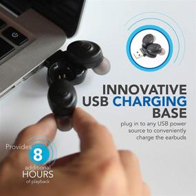 img 1 attached to Wireless Gear Bluetooth Earbuds Charging