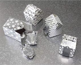 img 3 attached to 🎁 Pack of 36 Silver Favor Boxes with Gift Tags and String - 2 Inch Size