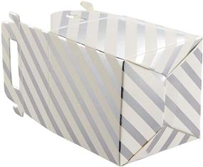 img 1 attached to 🎁 Pack of 36 Silver Favor Boxes with Gift Tags and String - 2 Inch Size