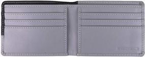 img 3 attached to Skechers Slimfold Canvas Leather Wallet Men's Accessories in Wallets, Card Cases & Money Organizers