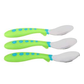 img 1 attached to 🥄 Набор детской ложки NUK First Essentials Kiddy Cutlery, 3 шт. (цвета могут отличаться)