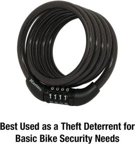 img 2 attached to 🔒 Optimized Bike Lock Cable: Master Lock 8143D with Combination