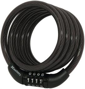 img 4 attached to 🔒 Optimized Bike Lock Cable: Master Lock 8143D with Combination