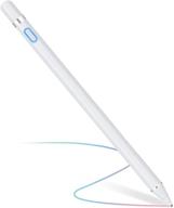 🖊️ white stylus digital pen for touch screens - active pencil fine point for handwriting and drawing on iphone, ipad, and other tablets logo
