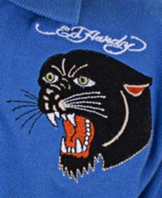 img 1 attached to Ed Hardy Little Panther Polo Boys' Clothing for Tops, Tees & Shirts