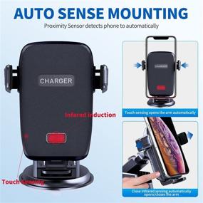 img 1 attached to ACETUY Wireless Auto Clamping Charging Compatible