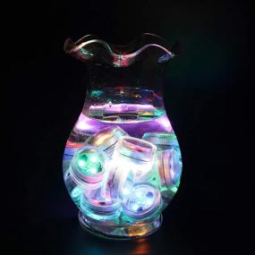 img 1 attached to 💦 Popular Waterproof Small Battery Operated Submersible LED Lights - Pack of 20, Ideal for Crystal Vases Centerpiece Decoration