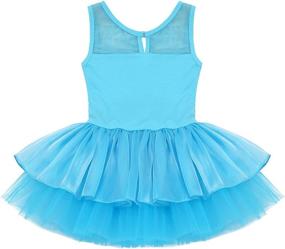 img 3 attached to 💃 Sparkling TiaoBug Girls Sequins Ballet Dance Dress: Stunning Gymnastic Leotard Skirt & Ballerina Tutu Dancewear Costume