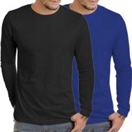 👕 coofandy cotton adult sleeve t shirt: stylish men's clothing, t-shirts & tanks logo
