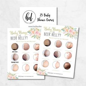 img 3 attached to 🎉 25 Floral Beer Belly or Pregnant Bump Fun Baby Shower Game Ideas - Gender Neutral Party Bundle, Cute Pink Theme for Girl or Boy, Funny Activities and Questions for Kids, Moms, Dads, Women, Men, Coed, Unisex Set