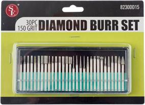 img 2 attached to 💎 Superior SE 30-Piece Diamond Burrs Set with 150 Grit - High Quality Assorted 8230DD15