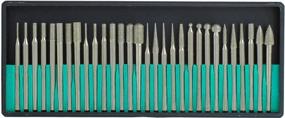 img 4 attached to 💎 Superior SE 30-Piece Diamond Burrs Set with 150 Grit - High Quality Assorted 8230DD15