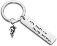 🐾 zuo bao veterinary gift for vet tech appreciation - a keychain made to save animals logo