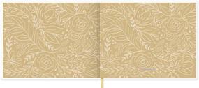 img 2 attached to 🌸 Bloom Daily Planners Wedding Guest Book - Elegant White & Gold Floral Guest Sign-in Registry with Gilded Edges - 120 Pages - Hardbound 7" x 9