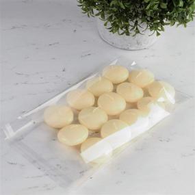 img 2 attached to 🛍️ 100 Clear Resealable Display Cellophane Bags with Adhesive Closure - Ideal for Snacks, Cards, Letters, Candy, Party Supplies - Super Z Outlet (6" x 9")