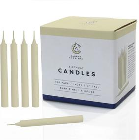 img 1 attached to 🕯️ Set of 100 Ivory Chime Candles for Powerful Spells, Sacred Rituals, and Joyful Birthday Party Gatherings
