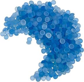 img 2 attached to 🌊 FANTIAN Exquisite Glass Pebbles, Sea Blue, 5 lbs - Ideal Vase Filler, Aquarium Pebbles, Succulent Decorative Stones, DIY Ornaments (Sea Blue Color)