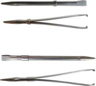 high-quality stainless steel lacing needles in two different sizes (stainless steel) logo