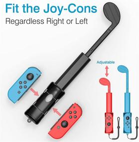 img 2 attached to 🏌️ HEYSTOP Switch Mario Golf Club: The Perfect Companion for Nintendo Switch/Switch OLED Mario Golf Super Rush Twin Pack