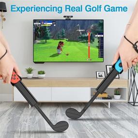 img 3 attached to 🏌️ HEYSTOP Switch Mario Golf Club: The Perfect Companion for Nintendo Switch/Switch OLED Mario Golf Super Rush Twin Pack