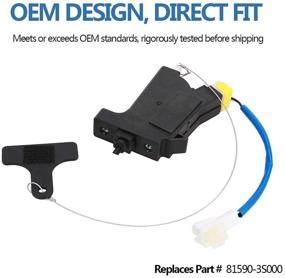 img 1 attached to Hyundai Sonata Fuel Filler Opener Actuator 81590-3S000 for Sport GLS Hybrid 2.4 2.0 L4 (2011-2015) - Replace 815903S000 Gas Door Actuator, Release Handle, Latch, Lock