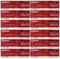 colgate optic white teeth whitening toothpaste - sparkling white, mint flavor, travel size (0.85 oz) - pack of 12: get dazzlingly white teeth! logo