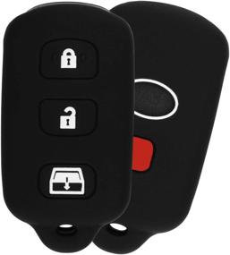 img 1 attached to 🔑 Protective Keyless Remote Car Key Fob Shell Cover for Toyota Scion Models