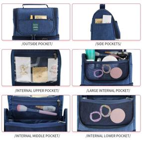 img 1 attached to 🧳 Japoece Waterproof Toiletry Bag: the Ultimate Travel Companion for Toiletries and Cosmetics
