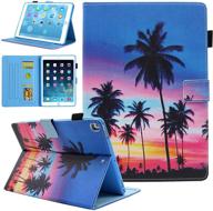 2021 ipad 9th generation case, ipad 7th / 8th generation case - alugs multi-angle viewing folio case for ipad 10.2 inch tablet (coastal scenery) - perfect ipad 10.2 case for kids girls! logo