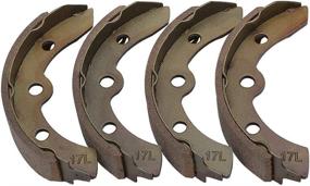 img 2 attached to 🏌️ 10L0L Golf Cart Brake Shoes: Premium Replacement Pads for Club Car, E-Z GO, Yamaha, and Columbia Par Car