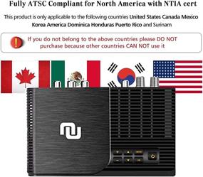 img 4 attached to NUNET TV Converter Box 2020: Digital to Analog ATSC Streaming Media Player with PVR DVR Recorder, VHF/UHF HD TV Box, Over The Air Antenna - Enhanced Remote with TV Control Buttons